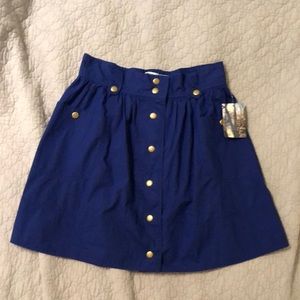 NWT Kimichi blue high waisted skirt.